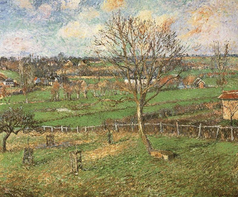 Camille Pissarro The peach trees in winter